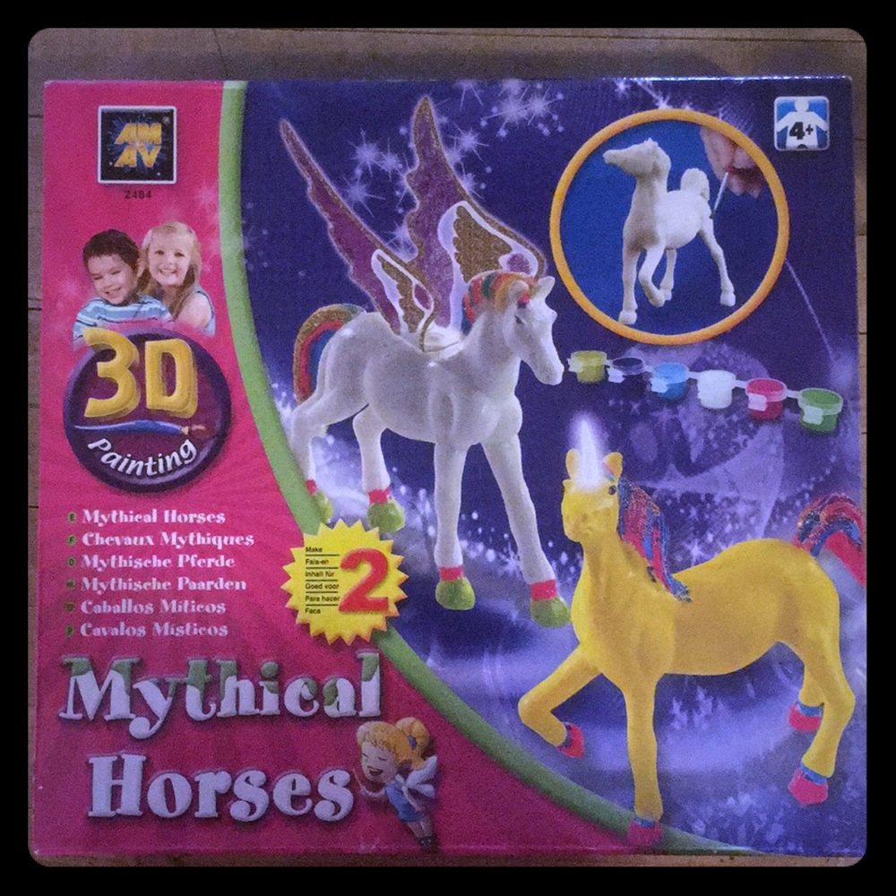 AMAV Mythical Horses Painting Craft Activity Kit